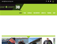 Tablet Screenshot of maccracing.com